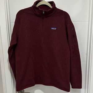 Patagonia Women's Zip-Up Fleece Pullover - Maroon